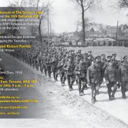 WW1 Symposium – Toronto – 28 September